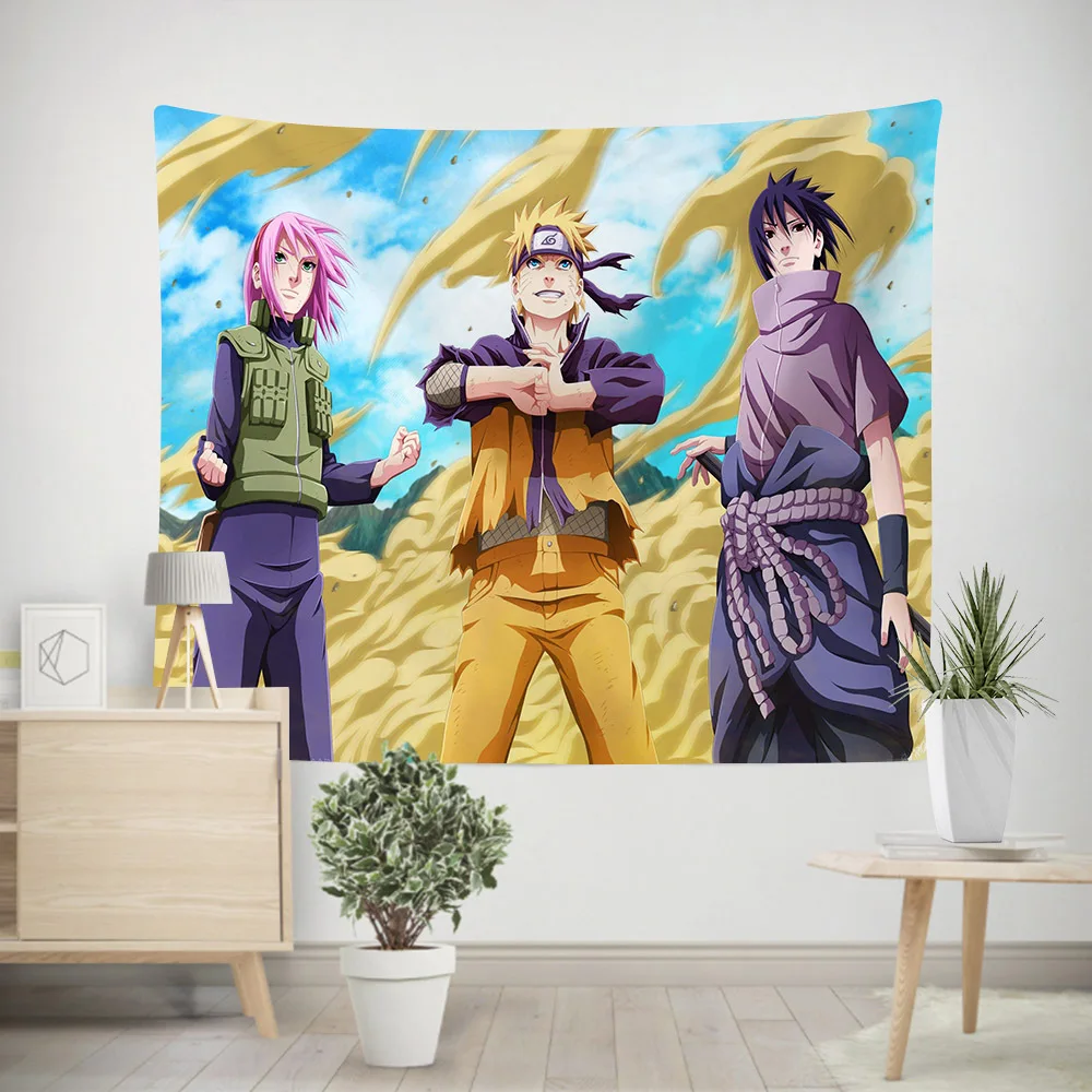 

Anime Naruto Ultimate Ninja Painting Tapestry 3D Printing Tapestrying Rectangular Home Decor Wall Hanging 003