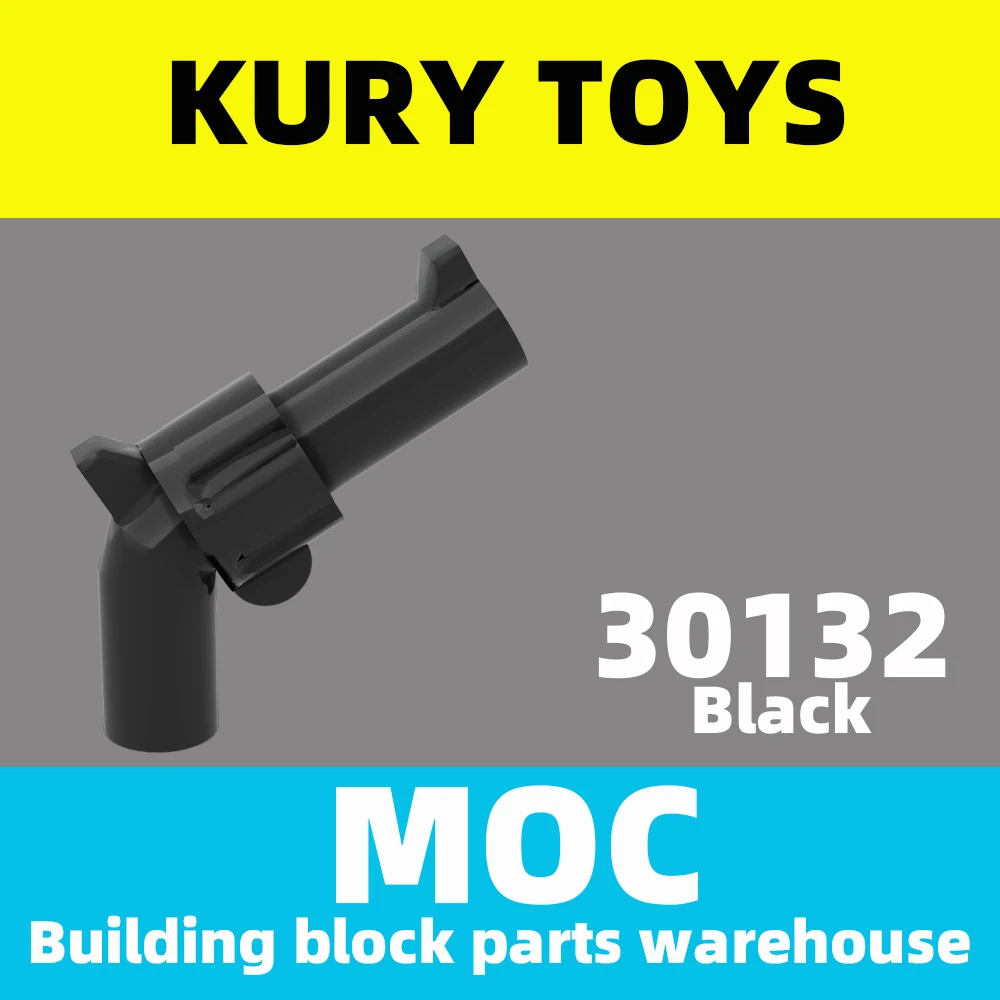 Kury Toys DIY MOC для 30132 100 шт. строительных блоков оружия пистолета револьвера-Большой