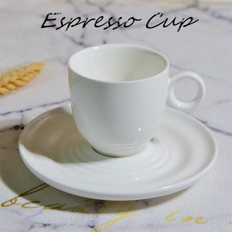 100pcs Wholesale High Grade Ceramic European Small Coffee Cup Porcelain 80ml Espresso | Дом и сад