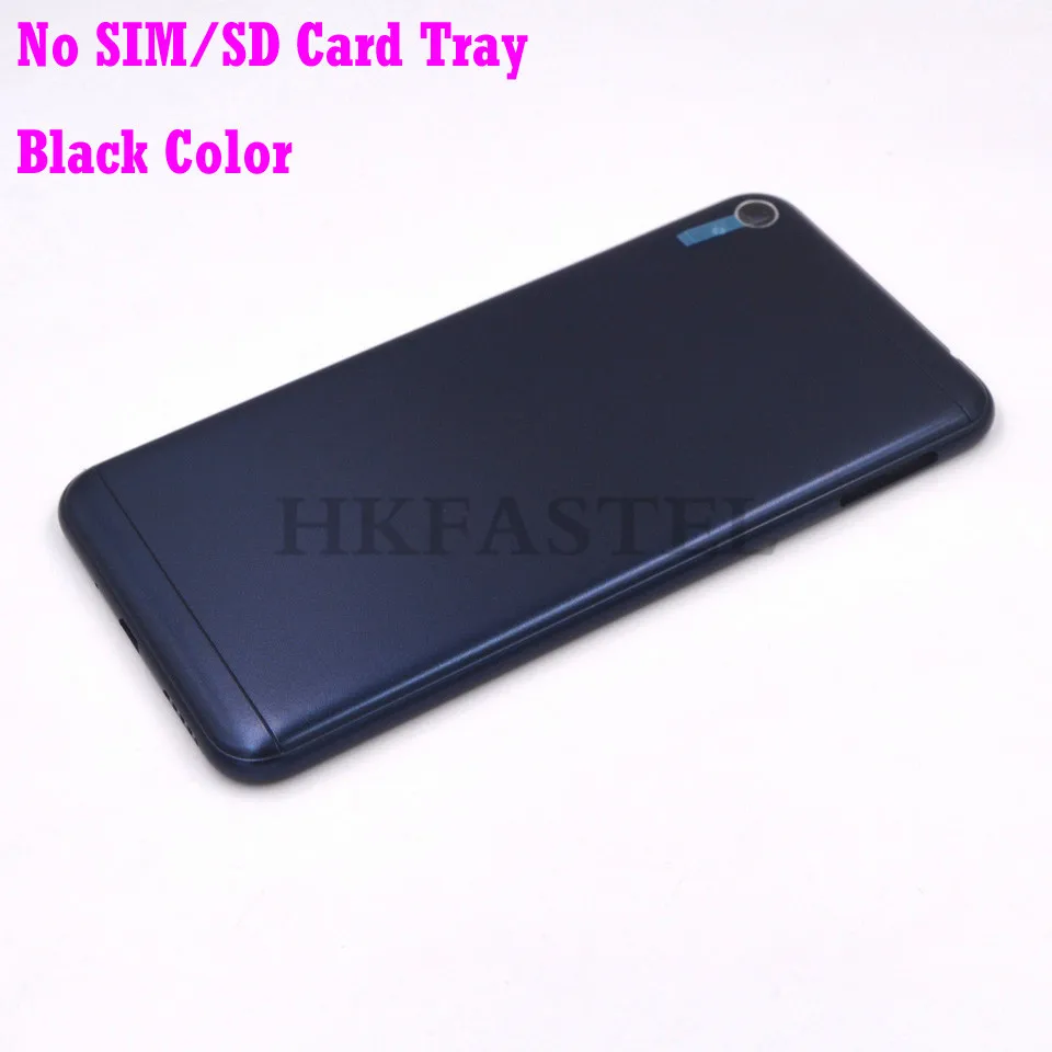 Back cover Black Для Asus Zenfone Live ZB501KL задний корпус задняя крышка батарейный отсек с боковой кнопкой громкости+ объектив камеры - Color: Back cover Black