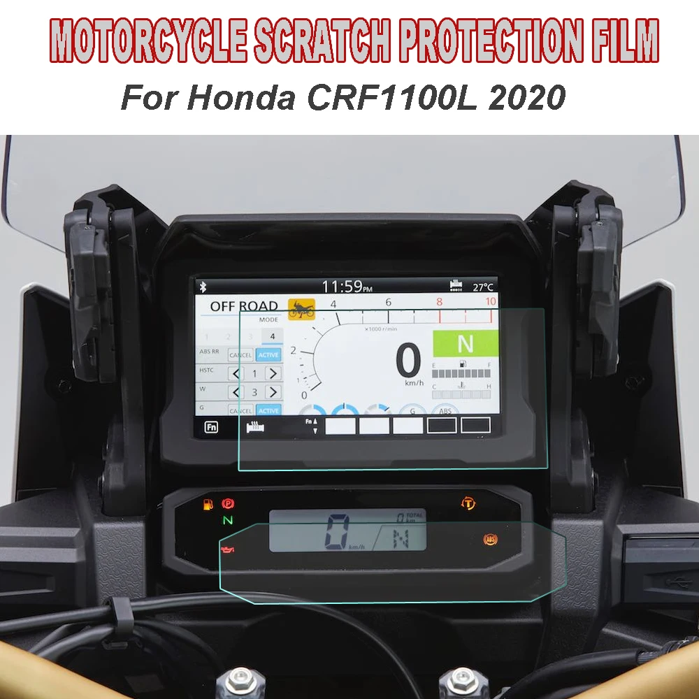 

Motorcycle Accessories For Honda CRF1100L Cluster Scratch Protection Film CRF 1100L CRF1100 L africa twin 2020 Screen Protector