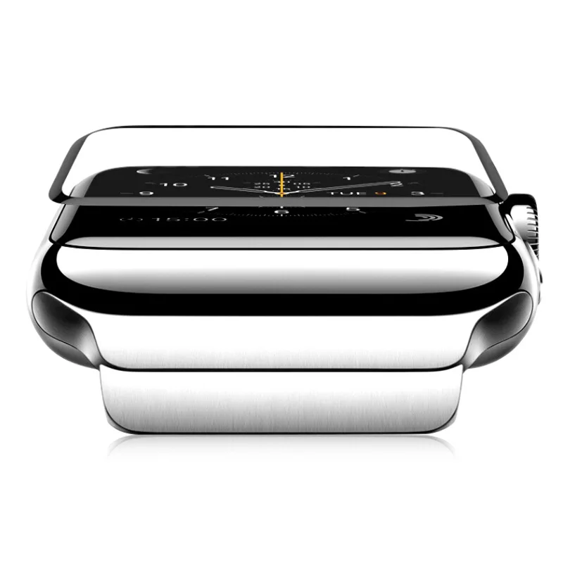 Защитная пленка для Apple Watch band 4 iwatch band 42 мм 38 мм 44 мм 40 мм 3D полное покрытие изогнутая поверхность пленка из закаленного стекла