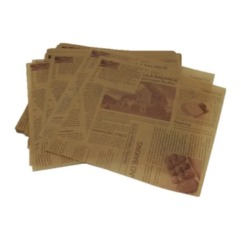

200Pcs Nostalgic English Newspaper Vintage Style for Photo Studio Backdrop Accessories Cosmetic Food Photography Background Mat