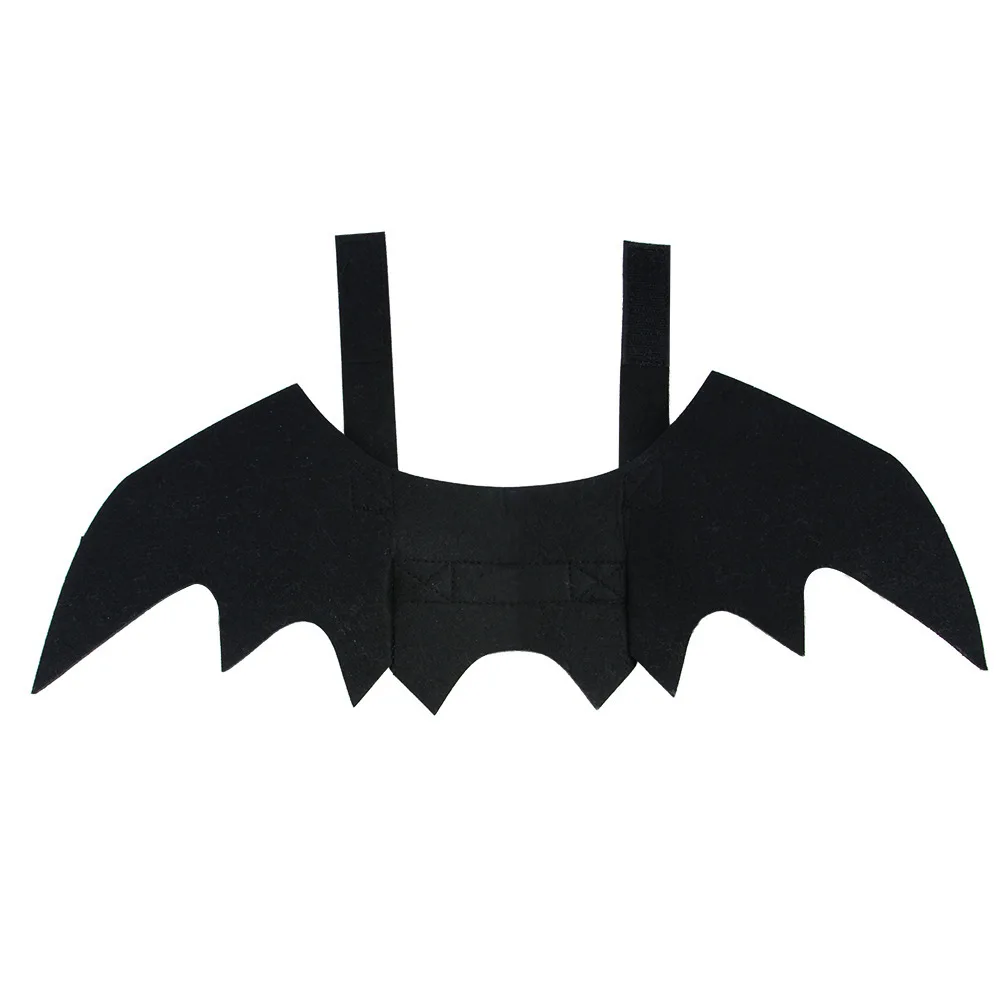 2022 New Halloween Pet Dog Costumes Clothing Black Bat Wings Pet Gift Vampire Black Cute Funny Spider Dress Up Pet Accessories