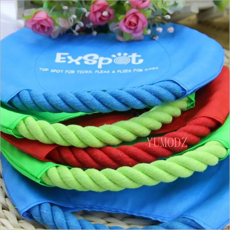 Durable Pet Dog Outdoor Training Puppy Flying Discs Toy High Quality Nylon Big Chew Rope Interactive dog supplies toy | Дом и сад