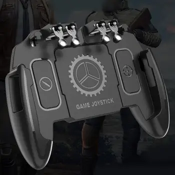 

M11 Six Finger PUBG Gamepad Joystick Shoot Game Controller With Metal Cooling Fan Phone Game Joystick