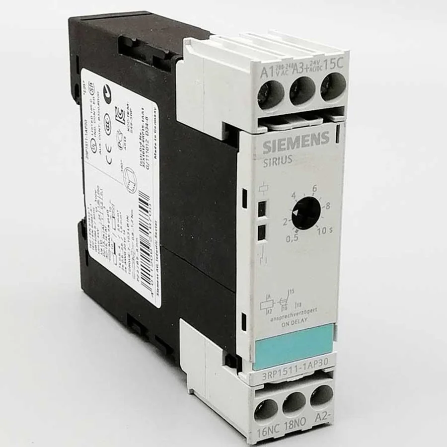 

1pce 3RP1511-1AP30 1525-1BP30 2BW30 Siemens Time Relay for Elevator Parts