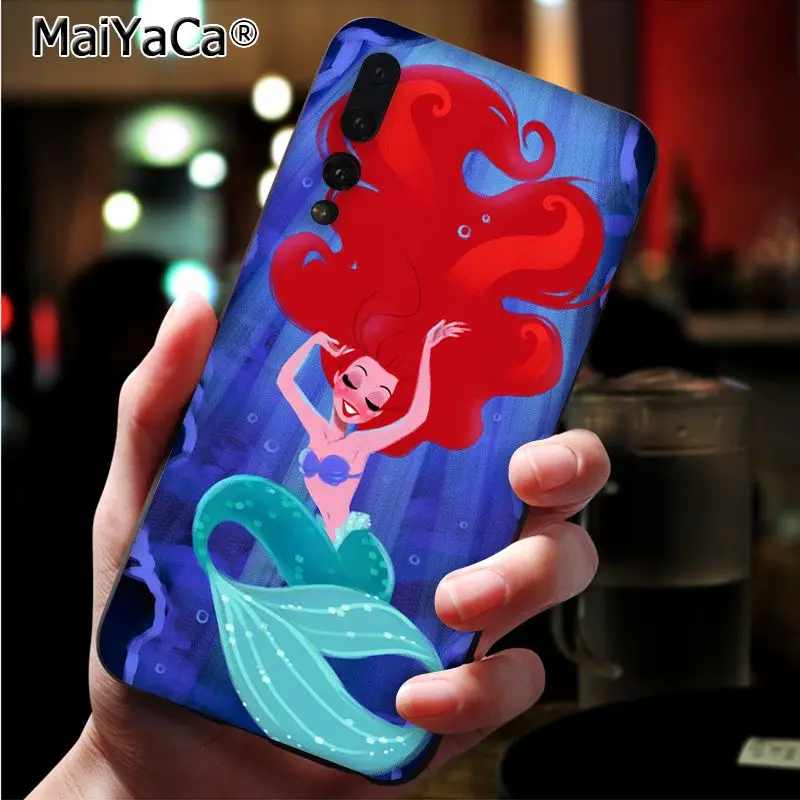 MaiYaCa Принцесса Ариэль маленькая Русалка Снежная принцесса чехол для телефона Huawei P10 lite P20pro P20lite P30 pro mate20 pro mate20 lite