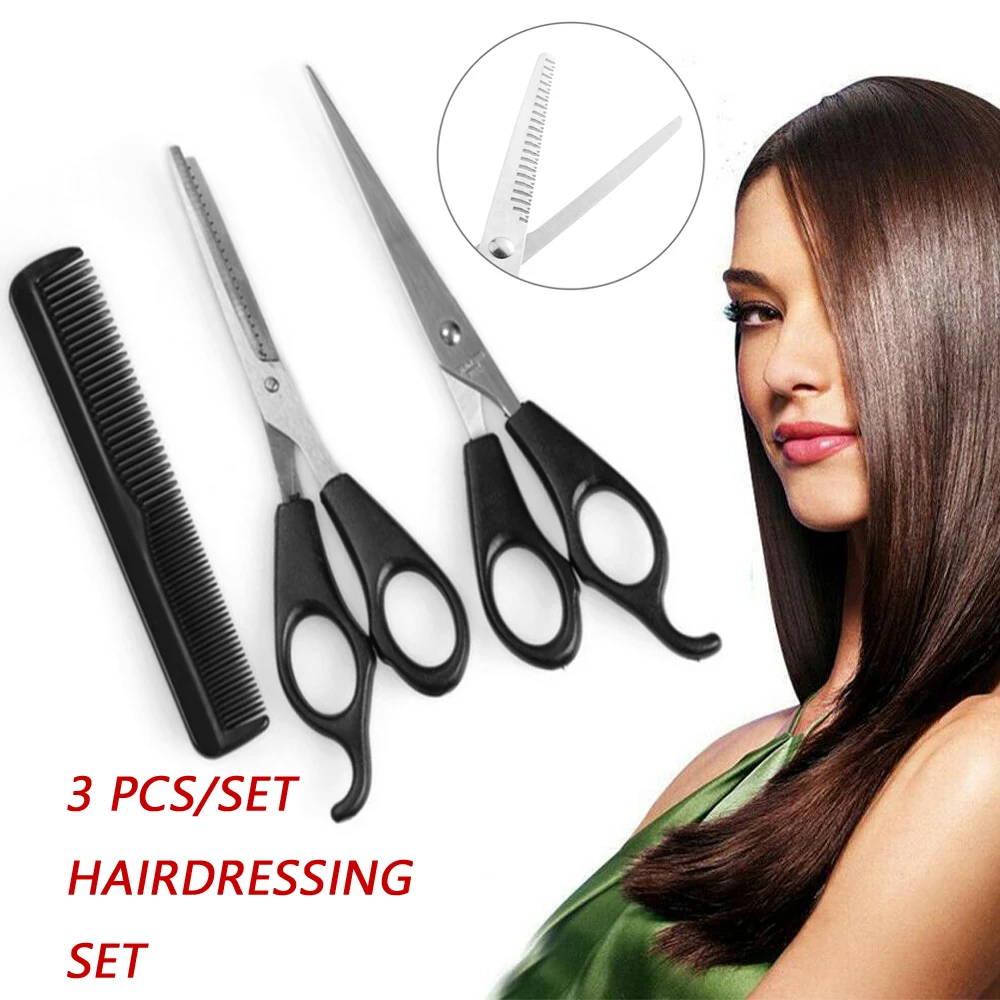 3 2 1 Rambut Profesional Gunting Potong Gunting Salon Pemangkas Rambut Rambut Cutting Menipis Hairdressing Styling Alat Hairdressing Sisir Mata Aplikator Aliexpress