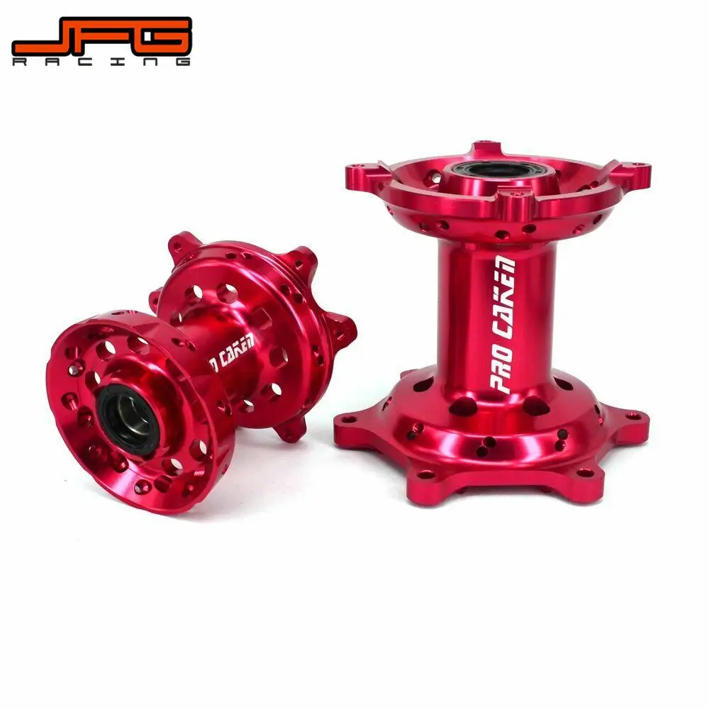 Motorcycle CNC Full Set Front And Rear Wheel Hub 36 Holes For HONDA CR125 CR250 2002-2007 CRF250R CRF450R CRF250X CRF450X
