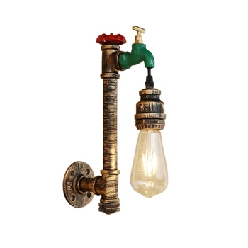 

E27 Wall Sconce Retro Loft Vintage Steampunk Pipe Wall Light Cafe Bar Club Bedside Corridor Aisle Restaurant Wall Lamp
