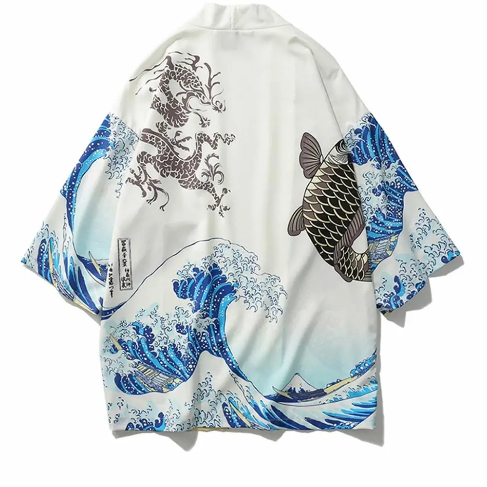Японское кимоно большого размера мужская рубашка кардиган yukata одежда haori obi