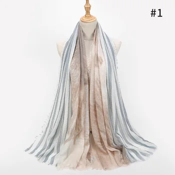 

Superbig Japanese Style Winter Scarf Cotton And Linen Striped Plaid Bubble Long Women's Scarves Shawl Fashion Woman Scarf