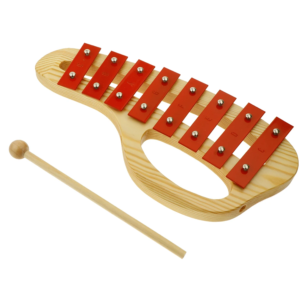 

8 tone Children Kids Musical Instruments Toy Music Learning Resources Red