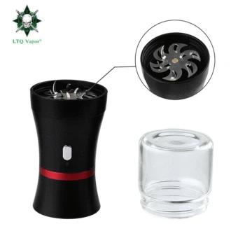 

1100mAh Electric Herb Grinder V2 for Tobacco Smoking Weed Tool Button & Child Lock Protection Electronic Muller Crusher Kit