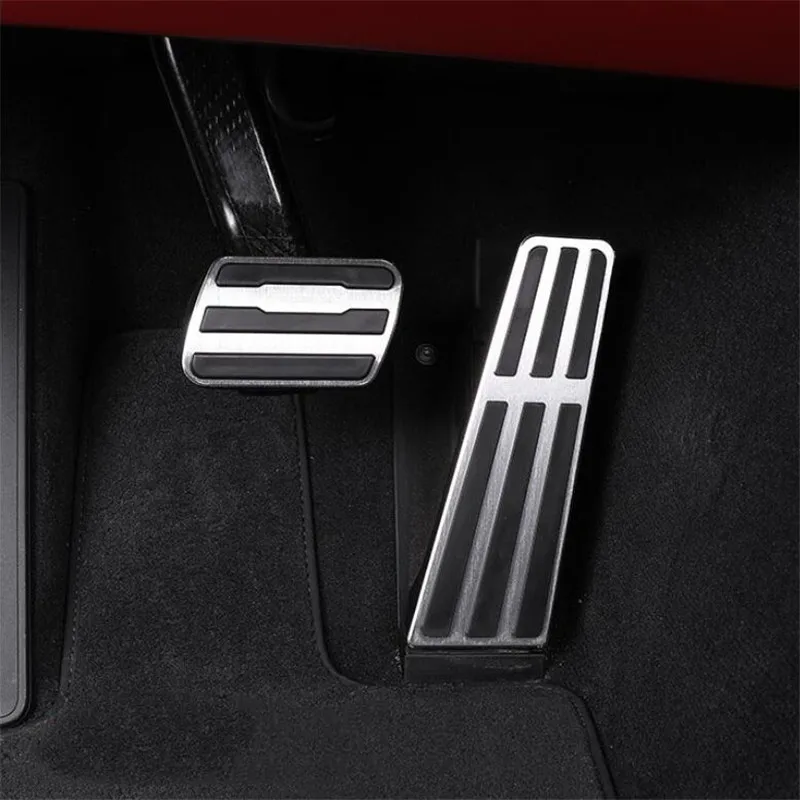 Fuel Brake pedals Plate Accelerator brake pedal Pads Aluminium styling Car accessories For Porsche 718 911 Panamera car accessories,car pedals