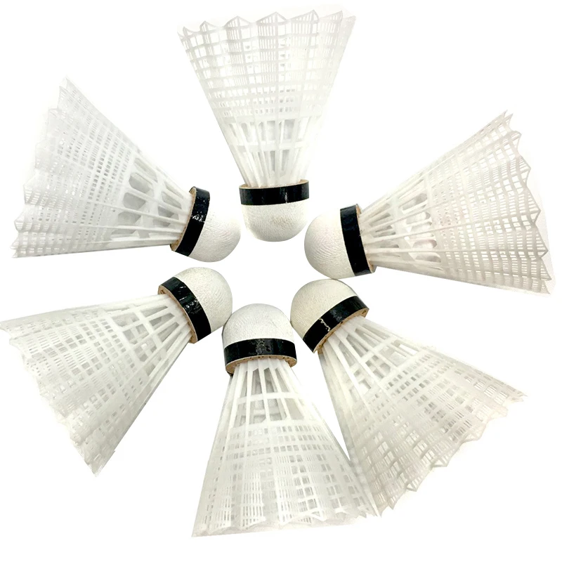 Nylon Badminton Shuttlecock Badminton Ball with Great Stability Durability Indoor Outdoor Sports Training Balls