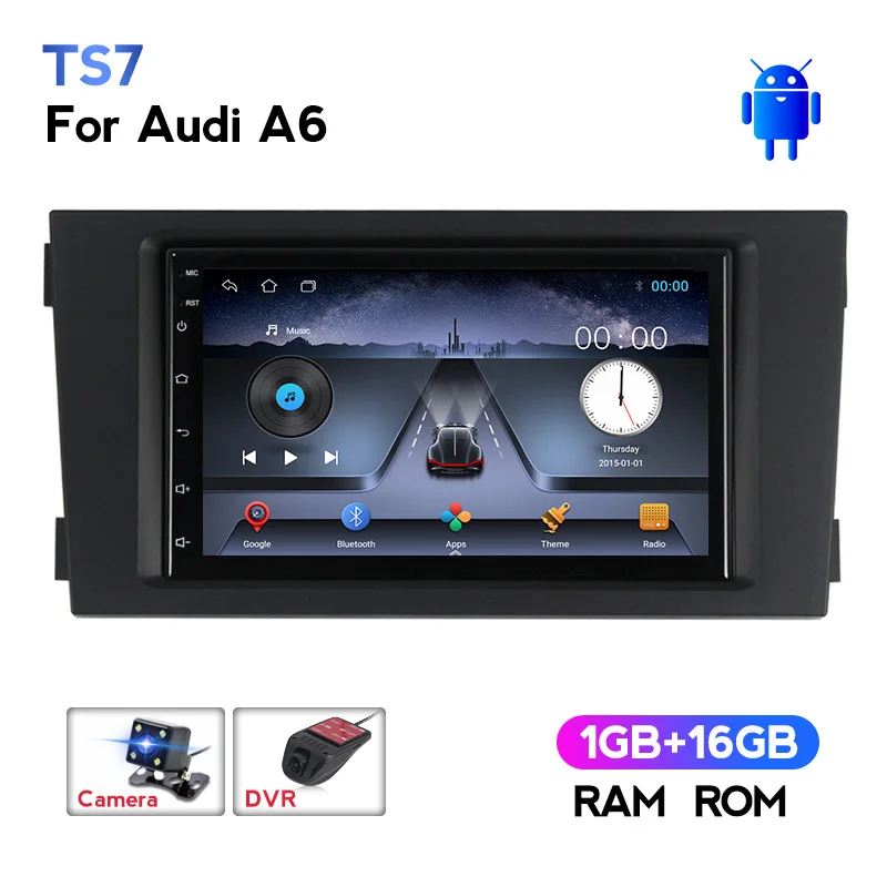 Автомагнитола MEKEDE для Audi A6 стерео-система на Android с видеоплеером GPS Навигатором C5
