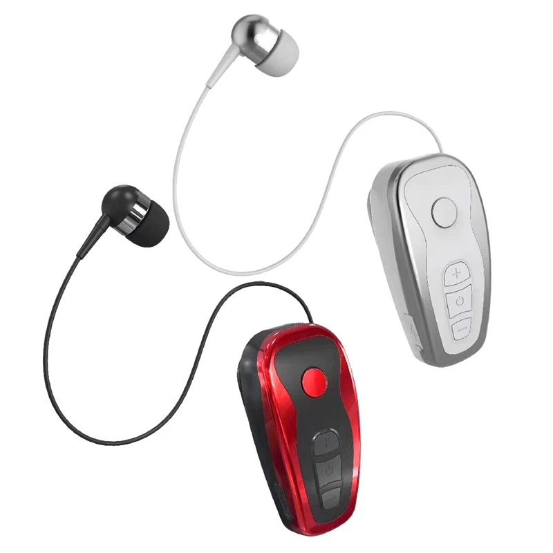 Q7 Wireless Bluetooth Earphone In Ear Wire Business Neck Clip Design