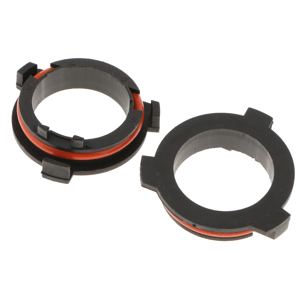 Pair H7 LED Bulb Headlight Holder Conversion Kit For  Opel Vauxhall Astra