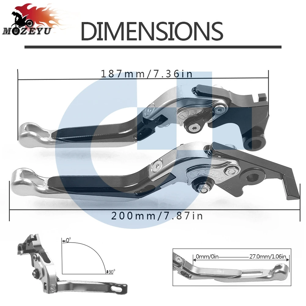 Для HONDA VTX1300 2003-2008 2007 VTX1300CX 2009- ЧПУ алюминиевый мотоцикл складной тормозной рычаг сцепления