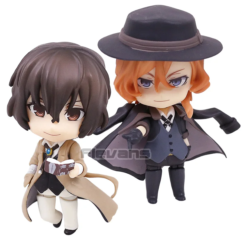 Hot Products! Bungo Stray Dogs Nakahara Chuya 676 Dazai Osamu 657 PVC Action Figure Collectible Model Toy