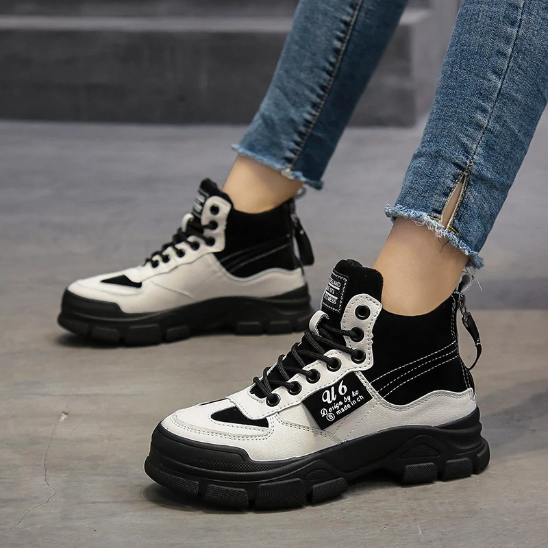 

Fashion krasovki Women Casual Shoes Winter 2020 Luxury Platform Shoes Women Sneakers Ladies Dad Chunky Trainers Chaussure Femme