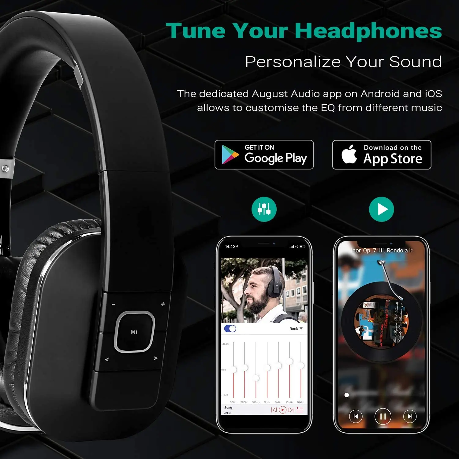 Headset para tv Ep650-fones de Ouvido sem Fio com Microfone Multiponto Bluetooth 4.2 Música Estéreo Aptx Telefone Ago - Nfc - Image 3