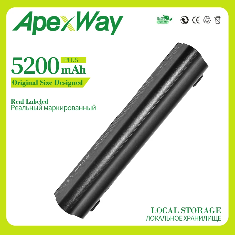 Продажа Apexway 6 ячеечная новая AL12B32 ноутбук Батарея для acer Aspire One 725 756 V5 171 B113 B113M AL12X32 AL12A31 AL12B31 AL12B32