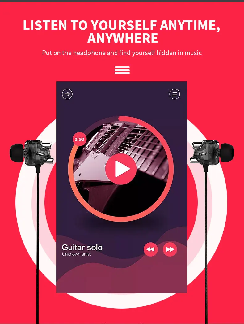 SOMIC M7 HiFi двойной Динамический драйвер Графен наушники 3,5 мм проводной четырехъядерный в уши тяжелый бас стерео наушники с микрофоном