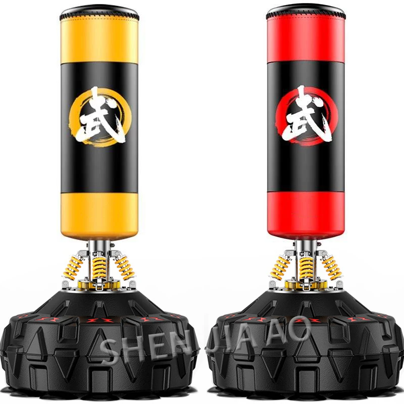 Empty Boxing Sandbag Fitness Freestand Vertical Suction Cup Base