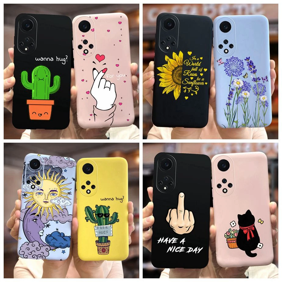 For Huawei Nova 9 Case Cute Fashion Soft Silicone Phone Cases For Huawei Nova 9 SE Nova9 Pro Back Cover Fundas Shockproof Bumper mobile phone case with belt loop