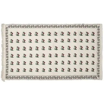 

Handmade Multicolor Embroidered Turkish Rug Area Rug 150x270 Cm-4'11''X8'10''