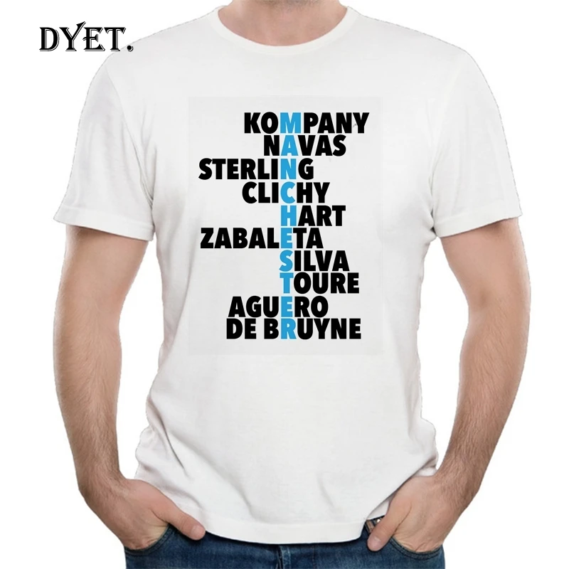 Хит 2019 голубая луна Манчестерский город Camiseta футболка Josep Guardiola Vincent kompani Leroy Sane De