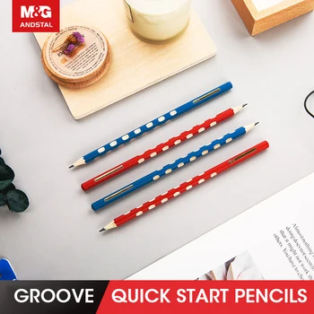 

M&G GROOVE Pre-Sharpened HB Wood Pencil with Eraser Wooden Lead Pencils Graphite Pencil for school Stationery kids 48/36/12pcs