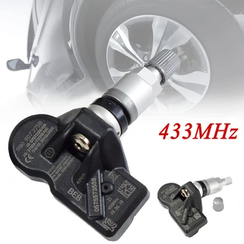 

4pcs Car 5Q0907275B Tire Pressure Monitoring Sensor TPMS Sensor For Skoda VW Audi Bentley 5Q0907275 433Mhz