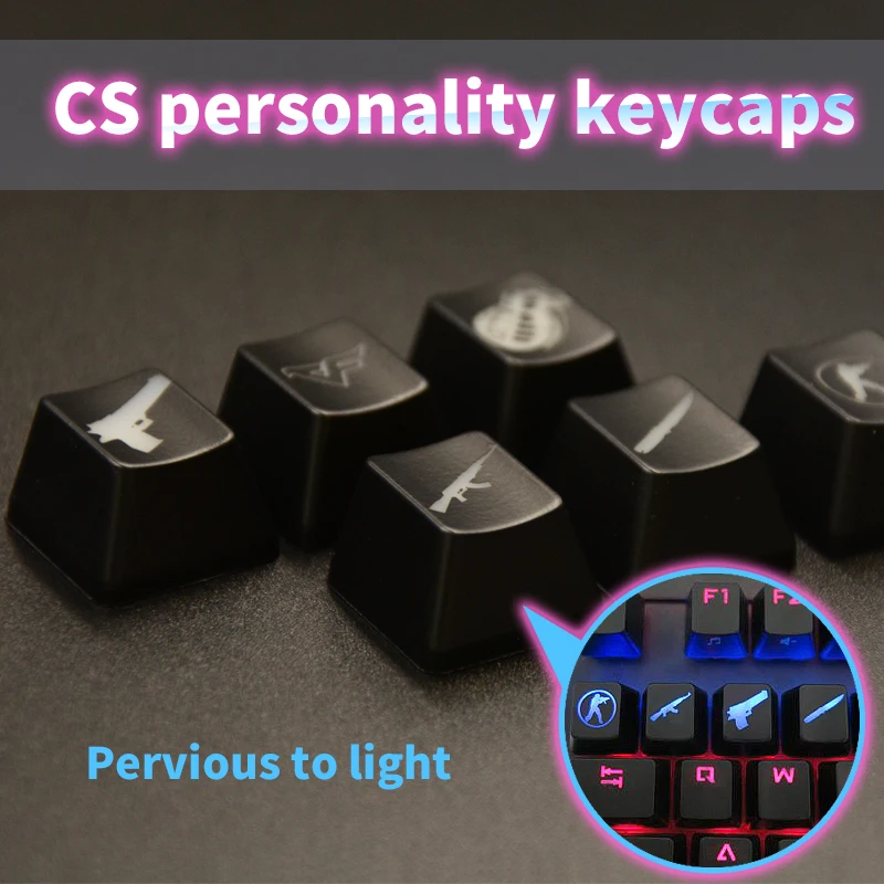 Cs Go Gaming Keycaps Key Button Csgo Key Caps Game Keycap Game