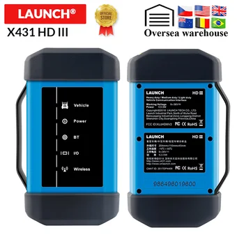 

Launch X431 HDIII truck all system diagnostic tool work for x431 v plus pro3 padii X-431 HD multi-language update online