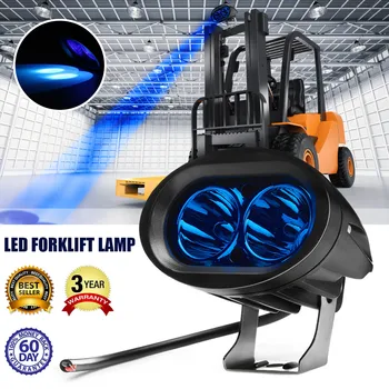 

Audew 20W 9-60V LED Forklift Truck Blue Warning Lamp Safety Work Spot Light IP67 Warning Lamp For Tractor ATV UTV OffRoad