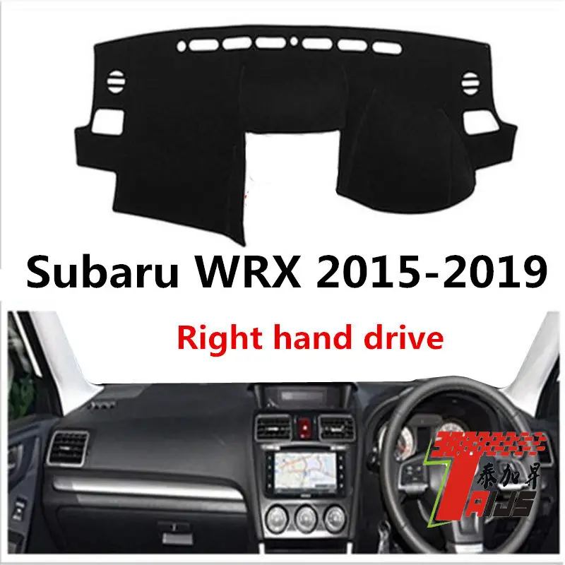 Taijs правый руль приборной панели автомобиля крышка для Subaru WRX- анти солнце сильный светильник предотвращения причинного дизайна приборной панели коврик