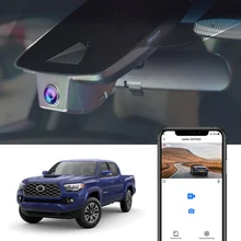 Kamera na deskę rozdzielczą 4K dla Tacoma Limited 2018 2019 2020 2021 2022,FITCAMX dedykowane wideorejestrator samochodowy dla Tacoma, bezprzewodowy samochód kamera