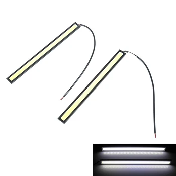 

2pcs 17 CM COB LED Car Lamp External Lights Auto Waterproof Car Styling Daytime Driving Fog Lights Vehicle Daytime Running Light