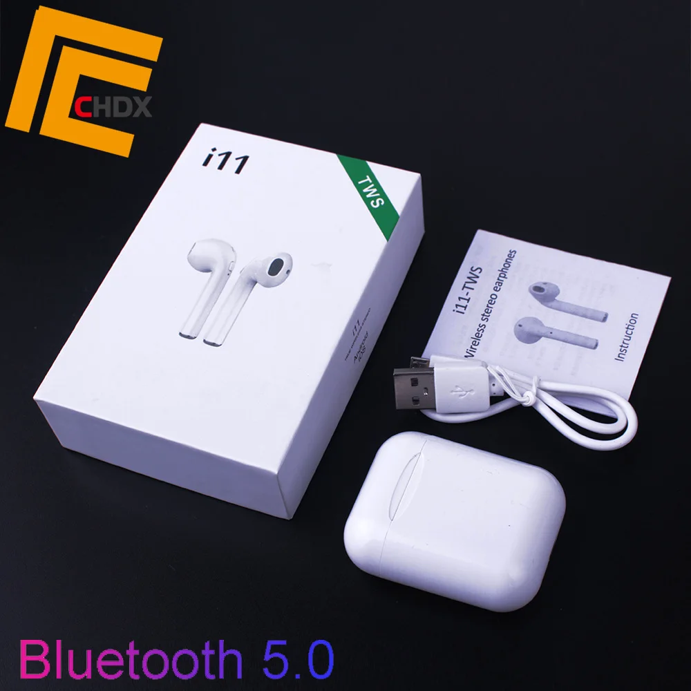 

CHDX TWS i11 True Wireless Earphones Bluetooth Earbuds Noise Reduction Headphone Headset for Andorid IOS Phone Good Quality