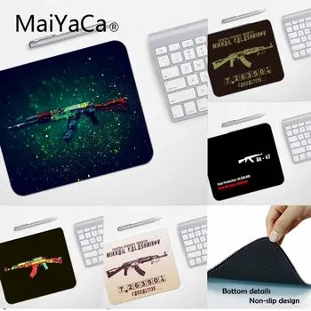

MaiYaCa High Quality CS GO Gun Customized MousePads Computer Laptop Anime Mouse Mat Smooth Writing Pad Desktops Mate