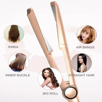 

Hair curler hair curling iron and straightener flat iron hair styler curls magic hair curlers styling tool