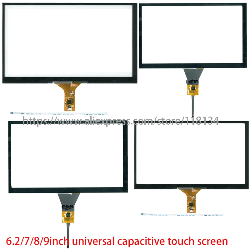 

6.2/7/8/9 inch capacitive touch screen 6.2/7/8/9inch universal car capacitive external screen
