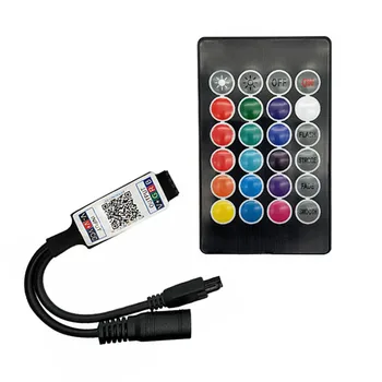 

24 key infrared smartphone APP bluetooth RGB lamp with light bar controller