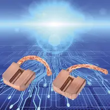 10 шт. угольные щетки Сменные Наборы подходят для слайдера коллектора M195 8x25x20 мм деревообрабатывающий инструмент запчасти Электрооборудование