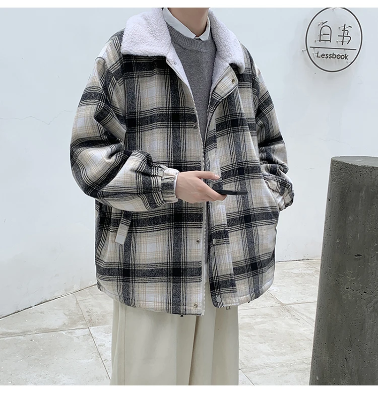 solta espessada jaqueta de trincheira de cordão de algodão acolchoado roupas