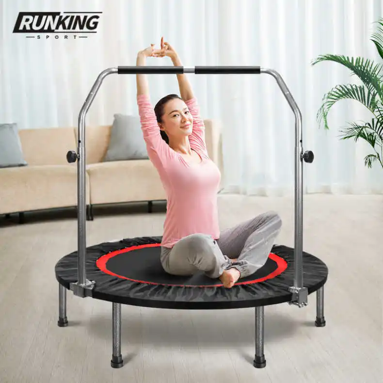 Trampolín de gimnasio para adultos, trampolín de ejercicio doméstico para  interiores - AliExpress